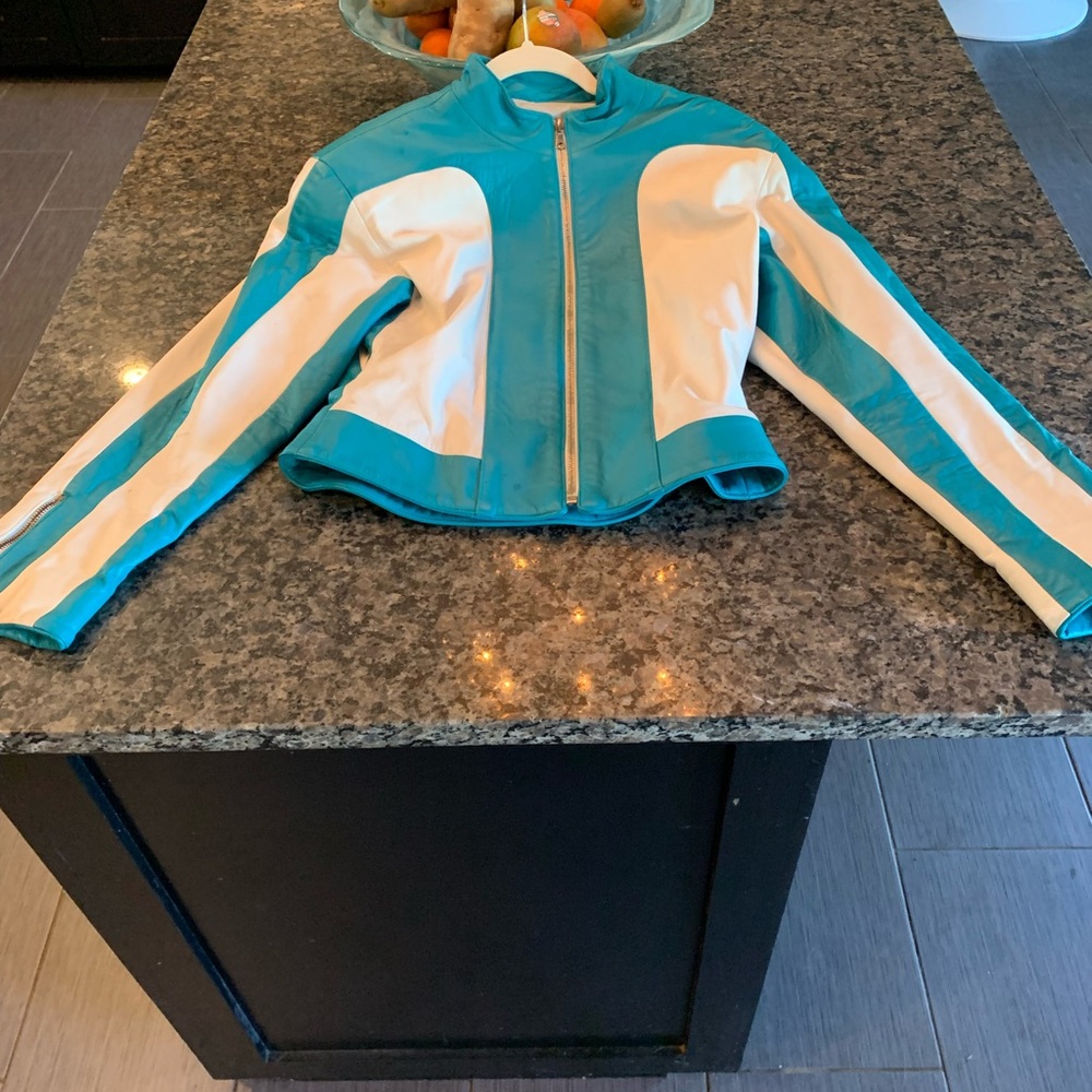 XTrumz Arrow Genuine Leather Moto Jacket